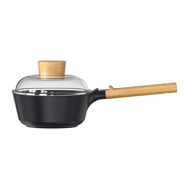 D22 sauce pan Nonstick Black Aluminium Sauce Pan 18cm